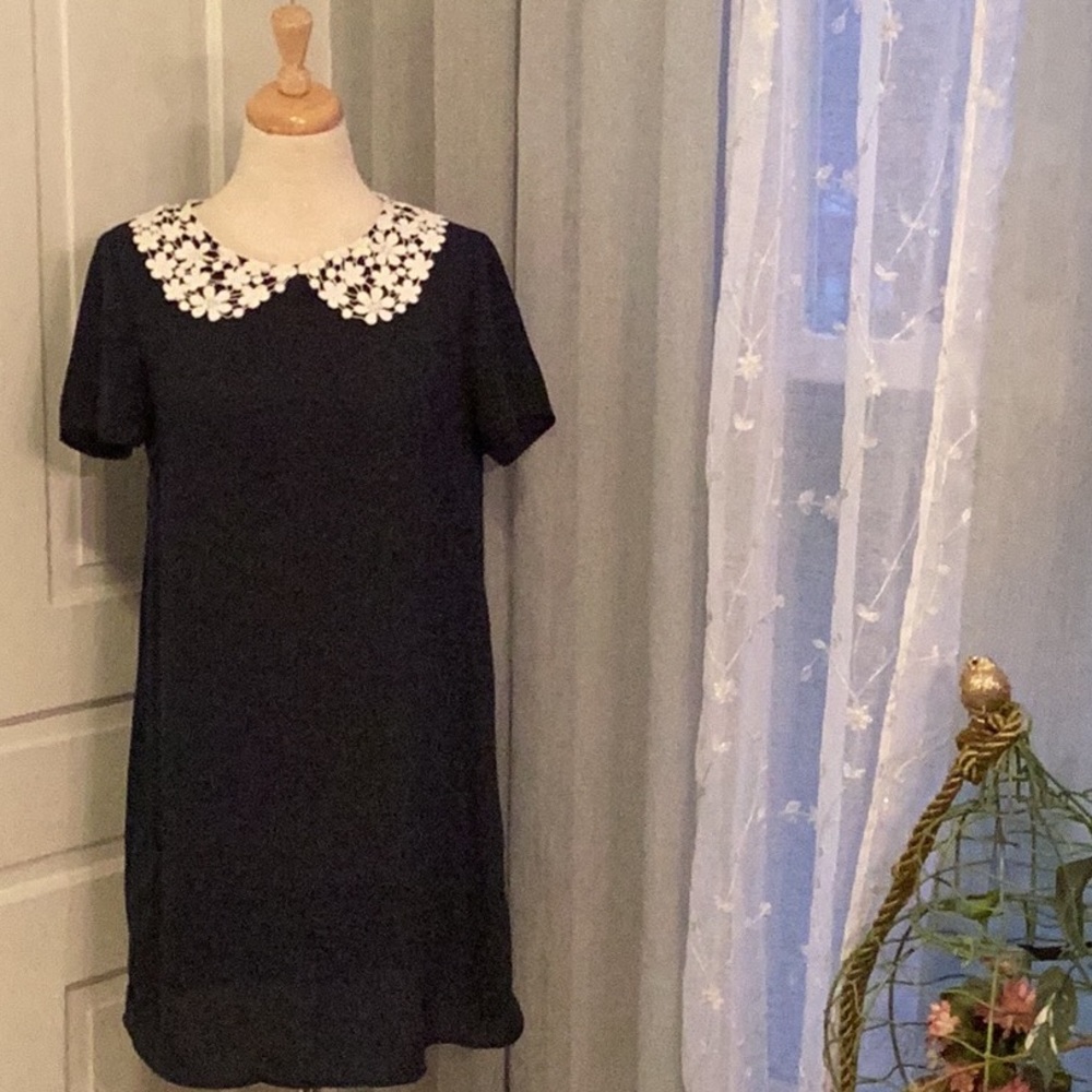 Navy Blue ‘Shein’ Shift Dress